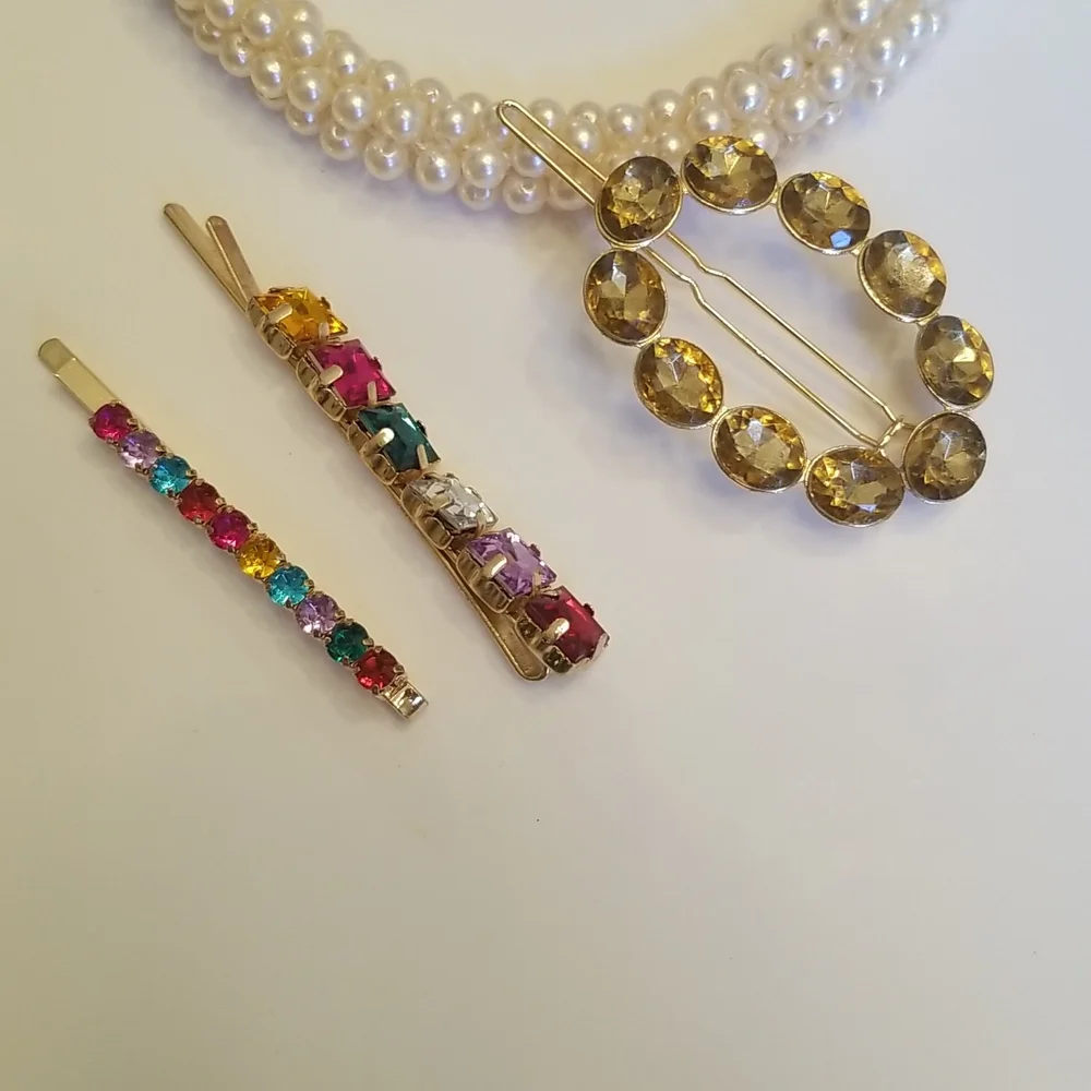 3 PC  Assorted Luxe Hair Clips